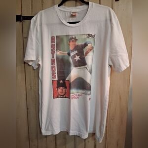 Homage Topps Nolan Ryan Astros Baseball Tee